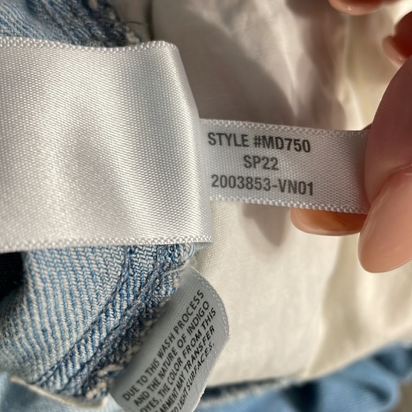 Madewell Denim Easy Pull-On Shorts in Rathmore Wash Style MD750 - Picture 8 of 9